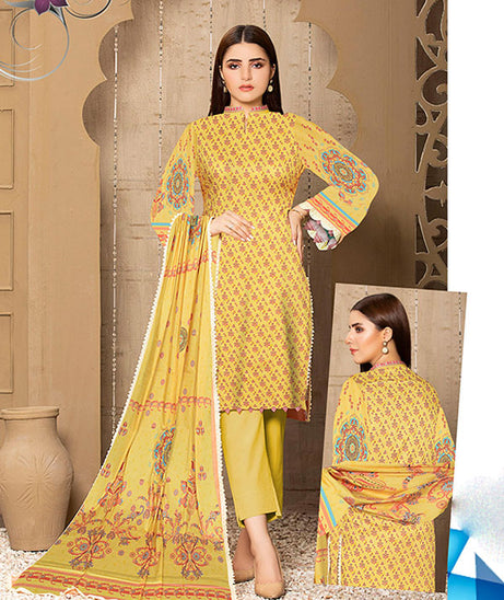 Belleza Satin Linen`21 D#21125 (Yellow)