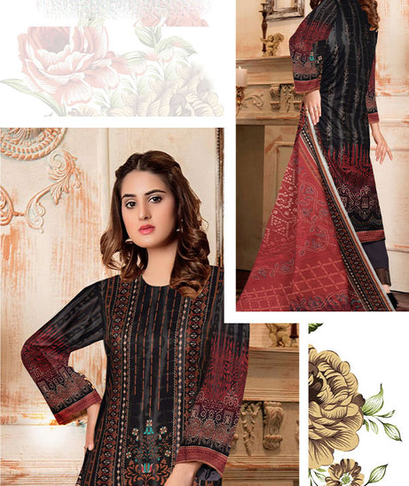 Belleza Satin Linen`21 D#21158 (Black)