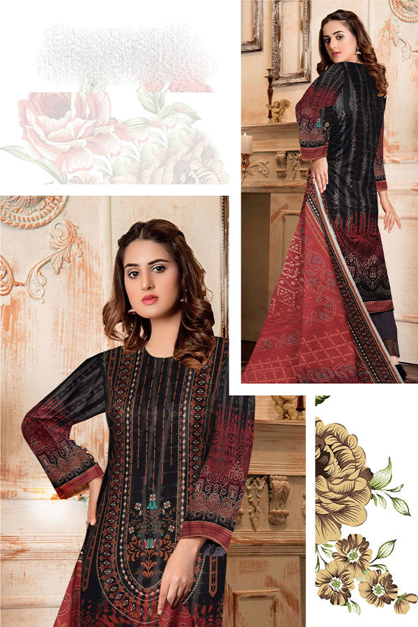 Belleza Satin Linen`21 D#21158 (Black)