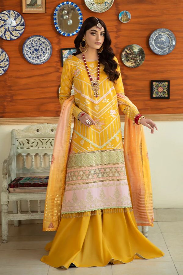 Bin Ilyas Luxury Lawn'22 D1-A