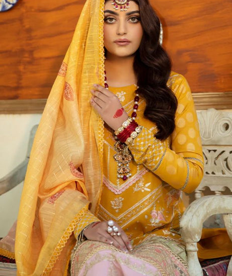 Bin Ilyas Luxury Lawn'22 D1-A