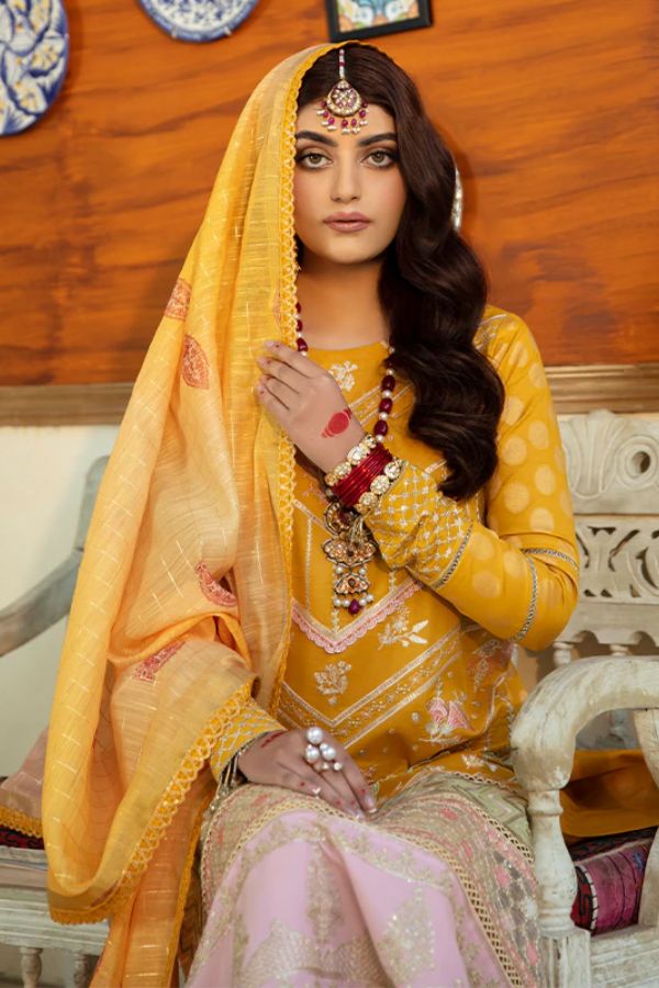 Bin Ilyas Luxury Lawn'22 D1-A