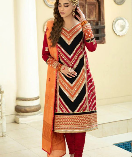 Bin Ilyas Luxury Lawn'22 D5-A