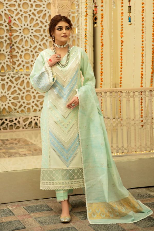 Bin Ilyas Luxury Lawn'22 D5-B