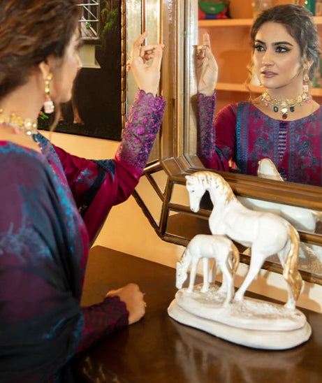 Bin Ilyas Luxury Lawn'22 D6-A