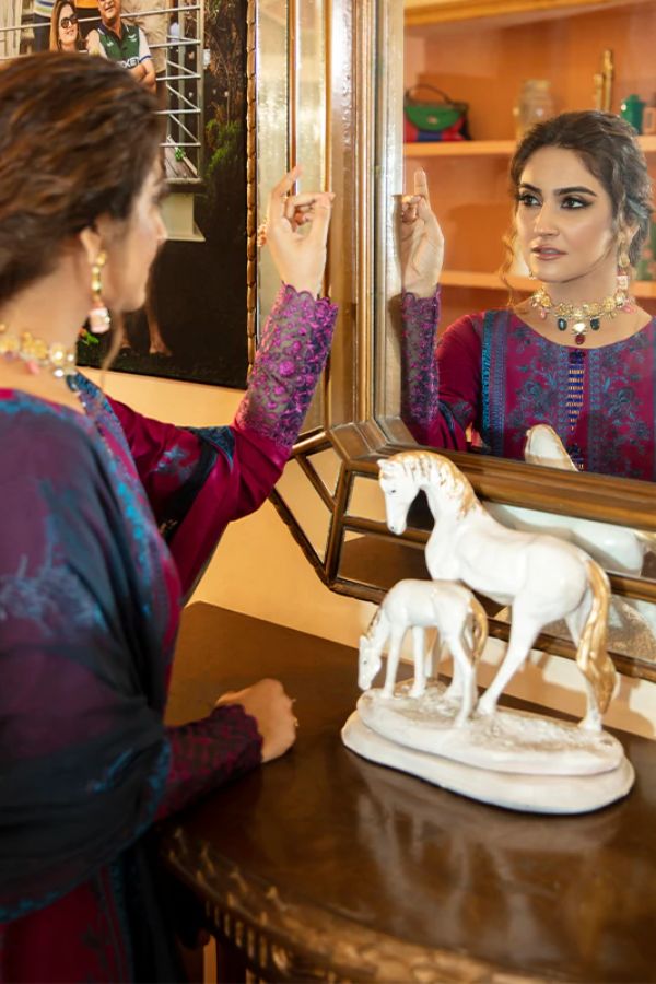 Bin Ilyas Luxury Lawn'22 D6-A