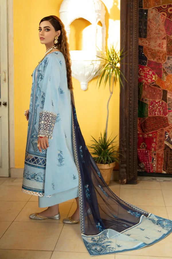 Bin Ilyas Luxury Lawn'22 D6-B