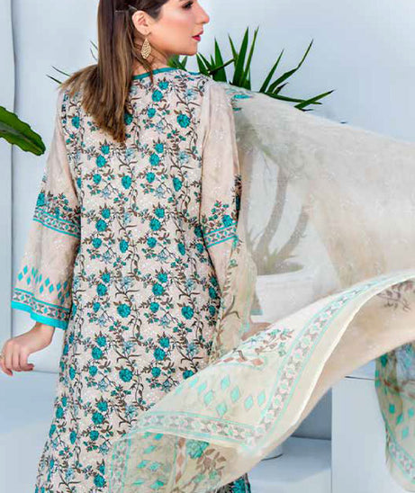 Bin Rafiq Jacquard Lawn`21 D#14 (Brown)