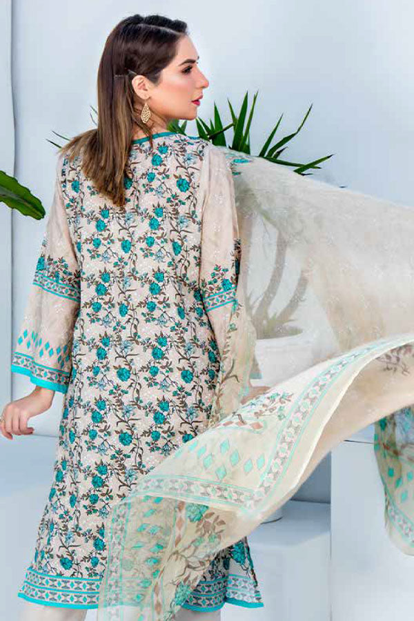 Bin Rafiq Jacquard Lawn`21 D#14 (Brown)