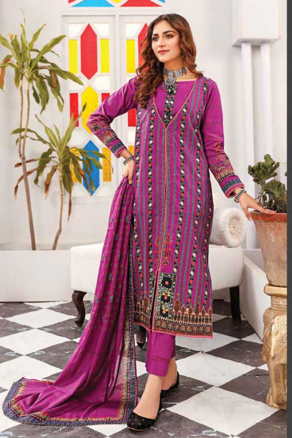 Bin Saad Print Lawn'22 Vol-1 D#5