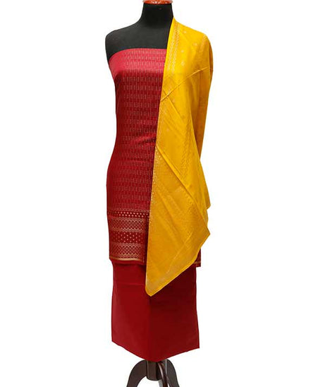 Bin Saeed Cotton Jacquard'22 D#1 (Maroon)