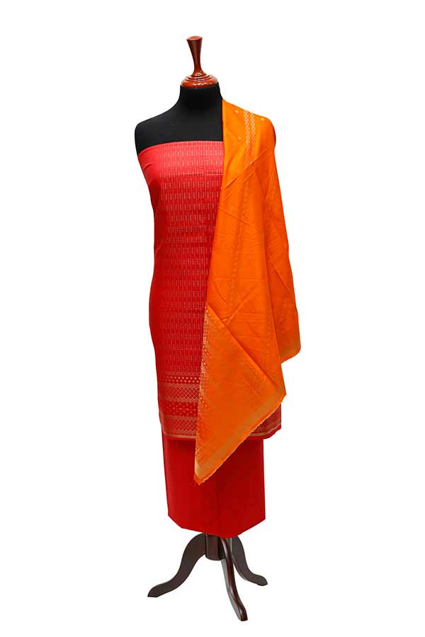 Bin Saeed Cotton Jacquard'22 D#1 (Red)