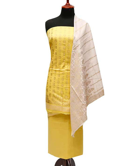 Bin Saeed Cotton Jacquard'22 D#1 (Yellow)