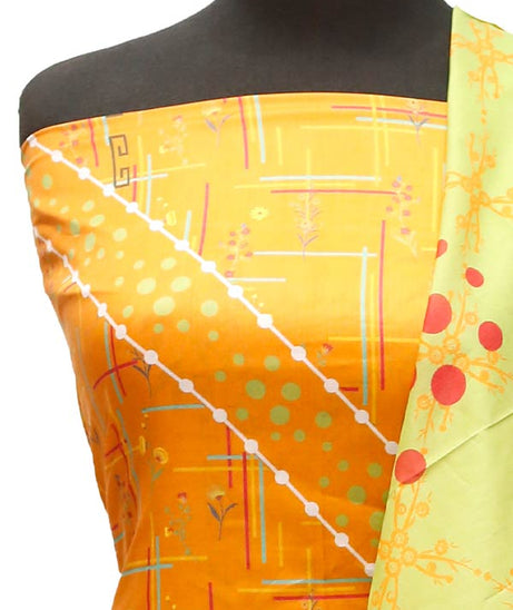 Bin Saeed D/Print Lawn`22 D#66 Orange