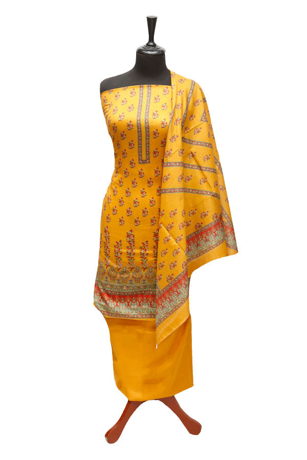 Bin Saeed D/Print Lawn`22 D#69 Mustard