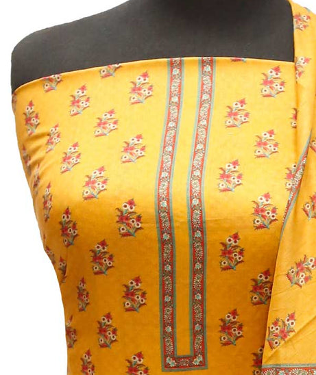 Bin Saeed D/Print Lawn`22 D#69 Mustard