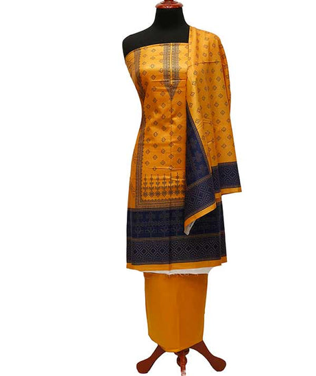 Bin Saeed Designer Linen`22 D#4764 Mustard