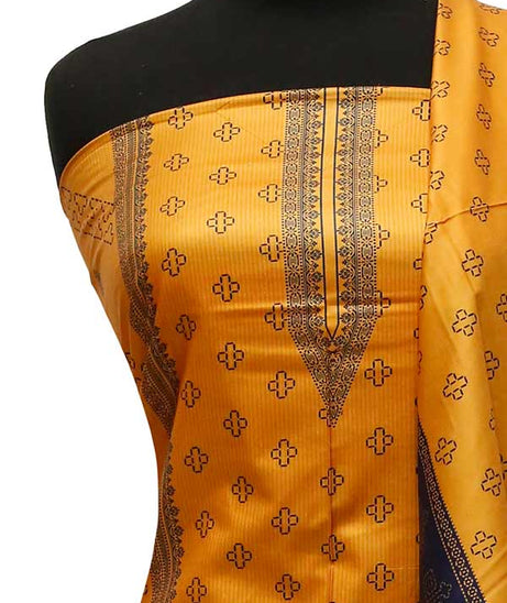 Bin Saeed Designer Linen`22 D#4764 Mustard