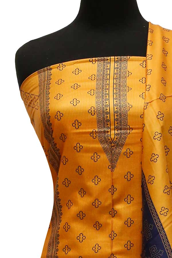 Bin Saeed Designer Linen`22 D#4764 Mustard
