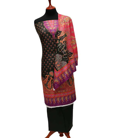 Bin Saeed Designer Linen`22 D#4771 Black