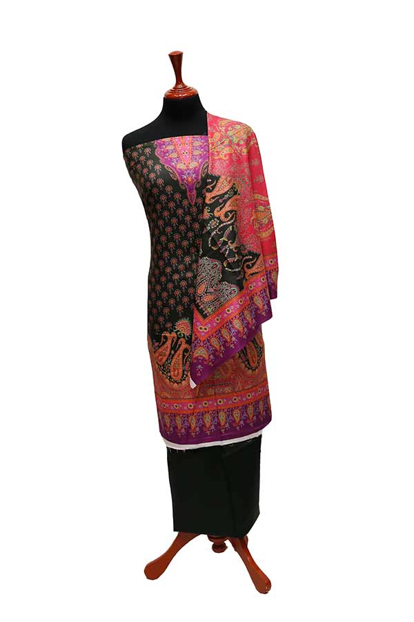 Bin Saeed Designer Linen`22 D#4771 Black