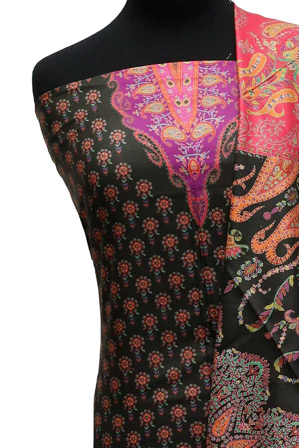 Bin Saeed Designer Linen`22 D#4771 Black