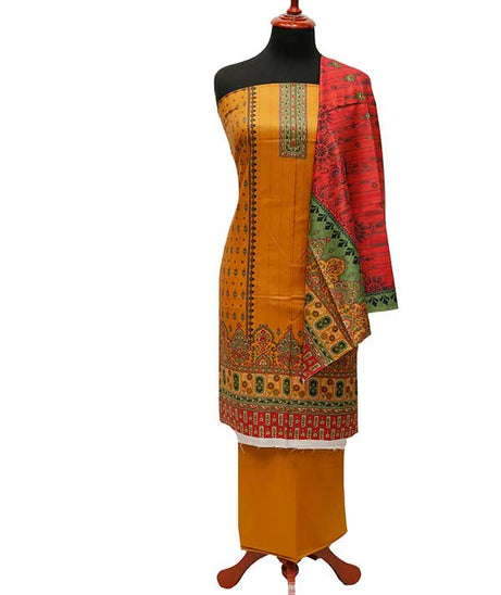 Bin Saeed Designer Linen`22 D#4923 Mustard