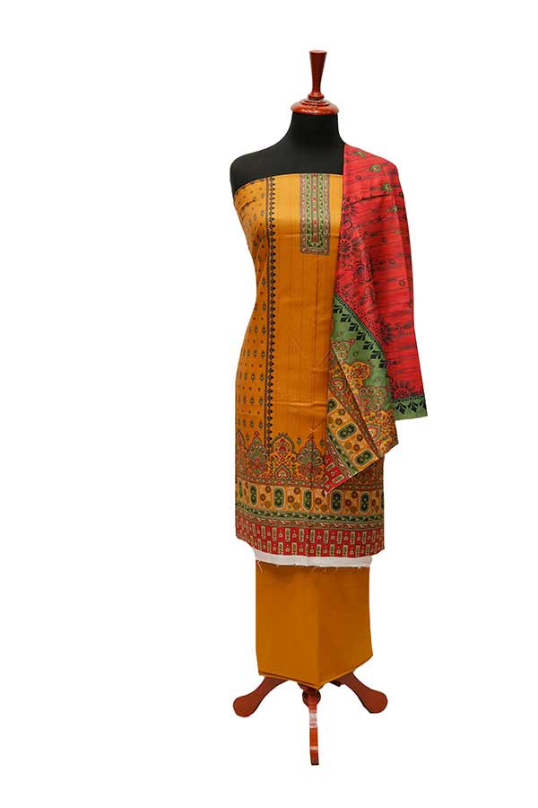 Bin Saeed Designer Linen`22 D#4923 Mustard