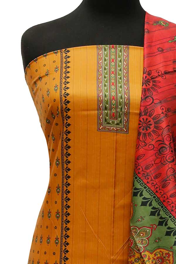 Bin Saeed Designer Linen`22 D#4923 Mustard