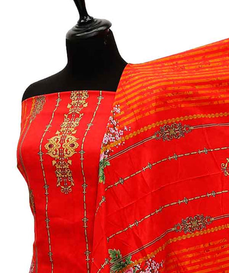 Bin Saeed Digital Linen`21 D#930 (Red)