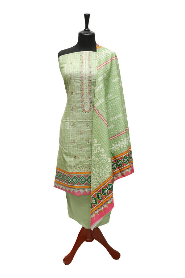 Bin Saeed Emb Khaddar`21 D#1742 (Pista Green)