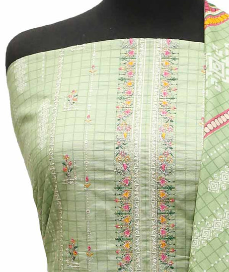 Bin Saeed Emb Khaddar`21 D#1742 (Pista Green)