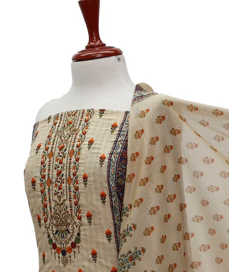 Bin Saeed Emb Lawn`21 D#1255 (Brown)