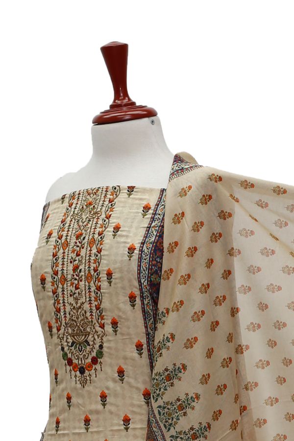 Bin Saeed Emb Lawn`21 D#1255 (Brown)