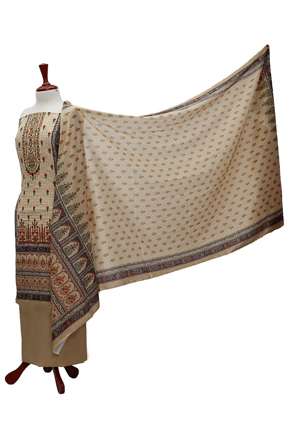 Bin Saeed Emb Lawn`21 D#1255 (Brown)