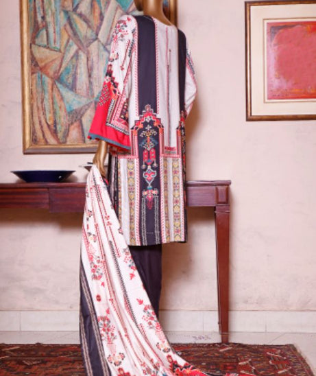 Bin Saeed Emb Linen`21 D#19956 (Fawn)