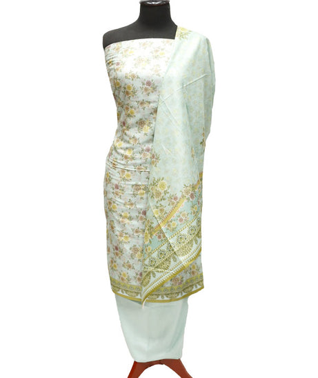 Bin Saeed M/Collection Lawn`22 D#408 Turquoise