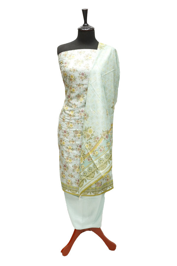 Bin Saeed M/Collection Lawn`22 D#408 Turquoise