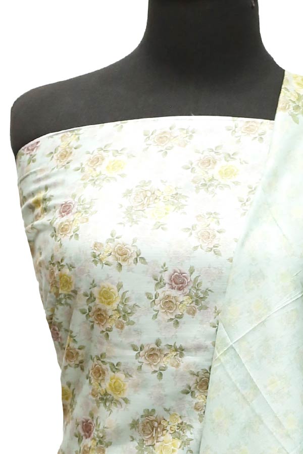 Bin Saeed M/Collection Lawn`22 D#408 Turquoise