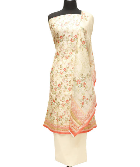 Bin Saeed M/Collection Lawn`22 D#412 Cream