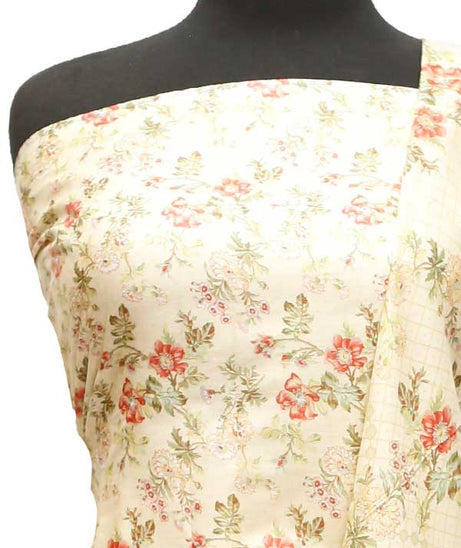 Bin Saeed M/Collection Lawn`22 D#412 Cream