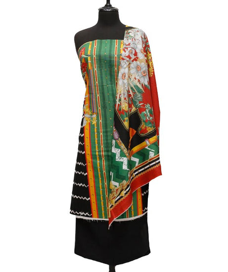 Bin Saeed Print Khaddar`21 D#1683 (Black)