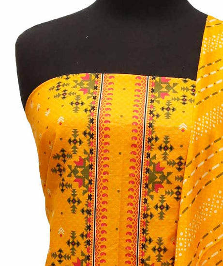 Bin Saeed Print Khaddar`21 D#1686 (Orange)