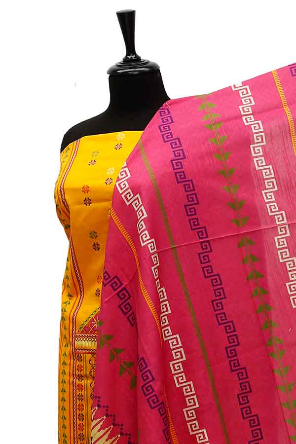 Bin Saeed Print Khaddar`21 D#1548 (Yellow)