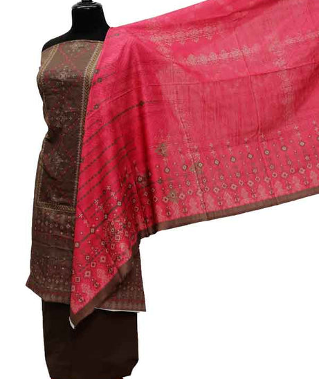 Bin Saeed Print Khaddar`21 D#1549 (Brown)