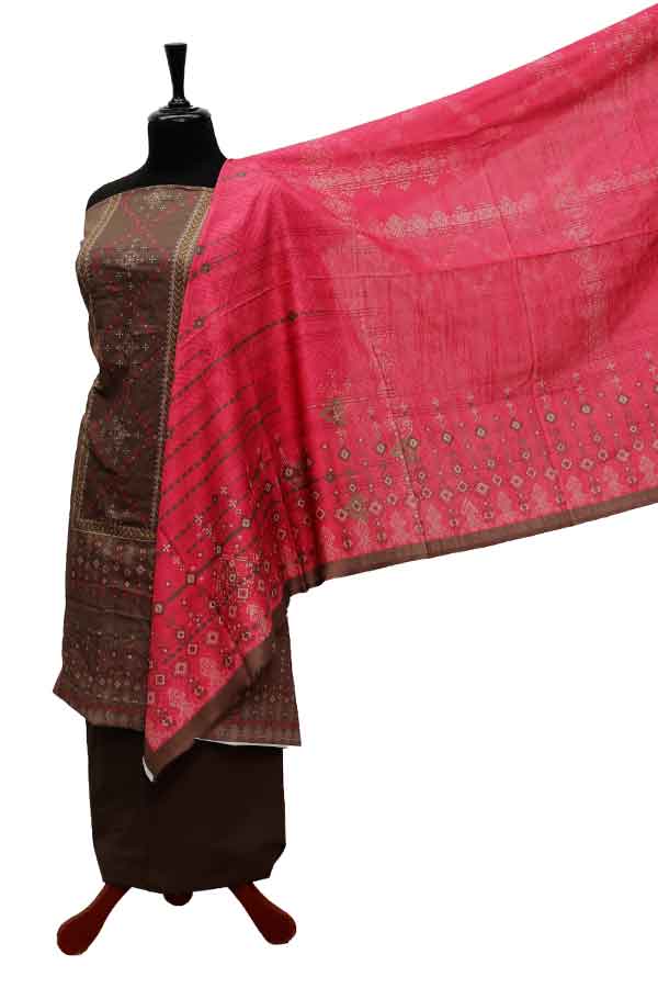 Bin Saeed Print Khaddar`21 D#1549 (Brown)