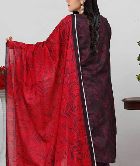 Bin Shahid Fancy Airjet Lawn`25 V#09 Black