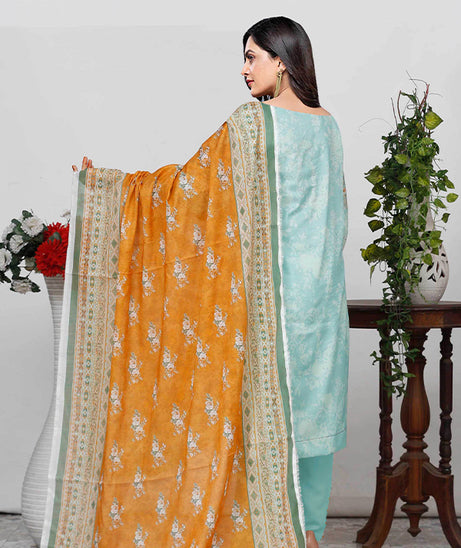 Bin Shahid Fancy Airjet Lawn`25 V#09 L Ferozi