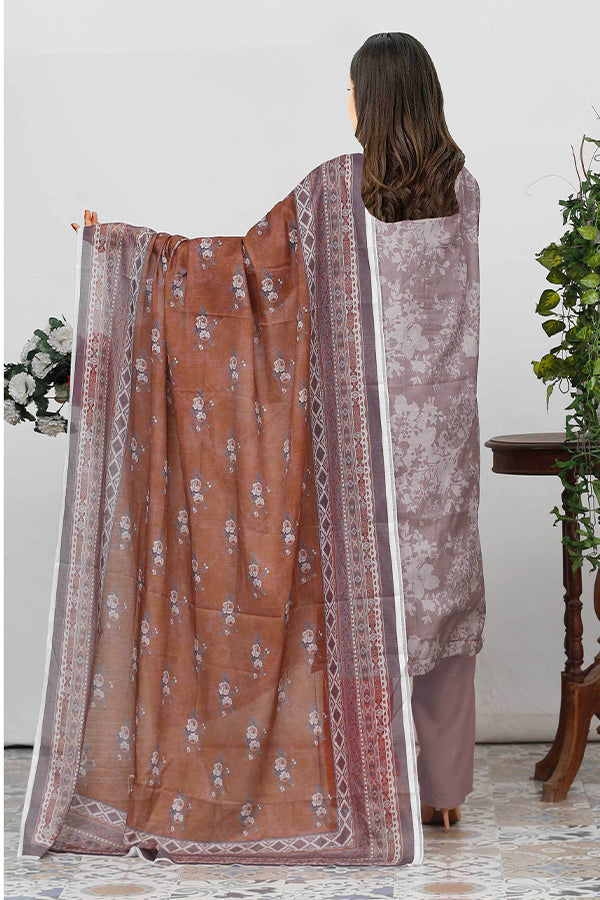 Bin Shahid Fancy Airjet Lawn`25 V#09 P Grev