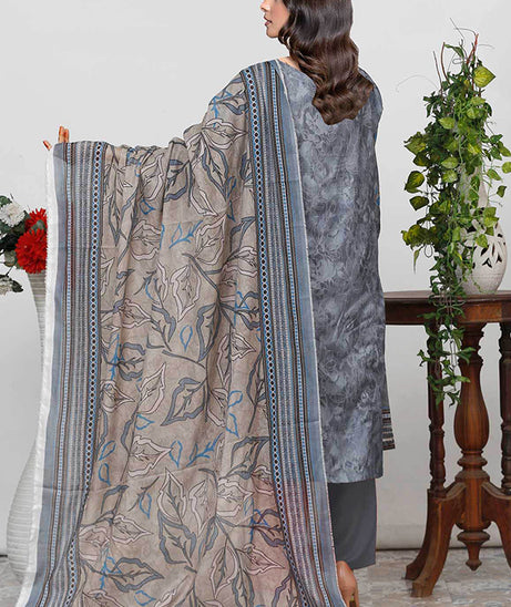 Bin Shahid Fancy Airjet Lawn`25 V#09 D Grev